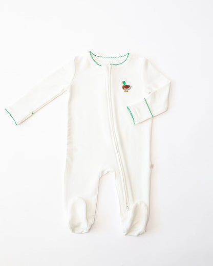 GOOSIES Mallard Embroidered Pip Zip
