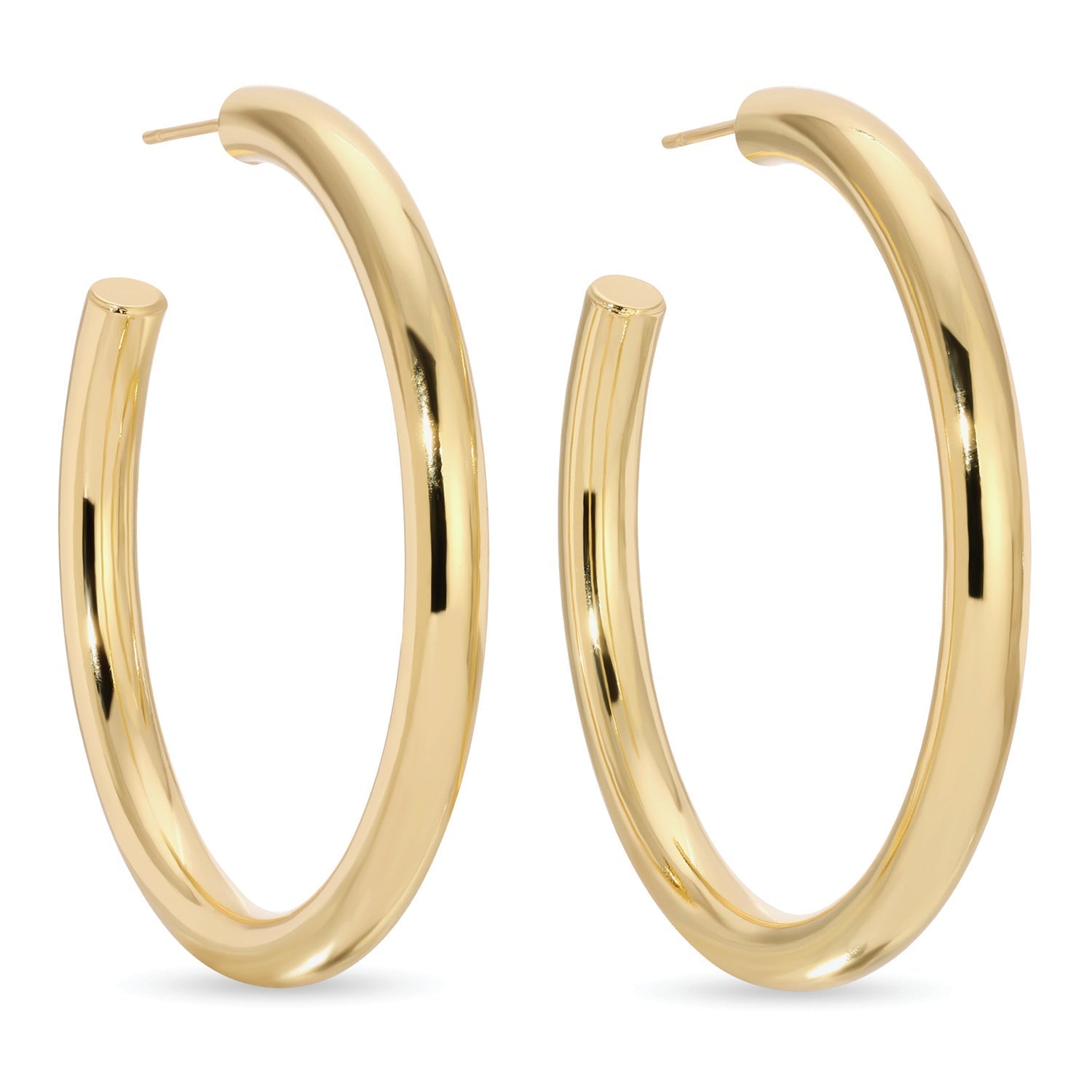 The Perfect Hoop Earrings Gold LARGE - Persnickety Shop