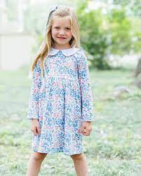 PRE-ORDER | Autumn Blooms Charlotte Dress Jellybean by Smock Candy - Persnickety Shop