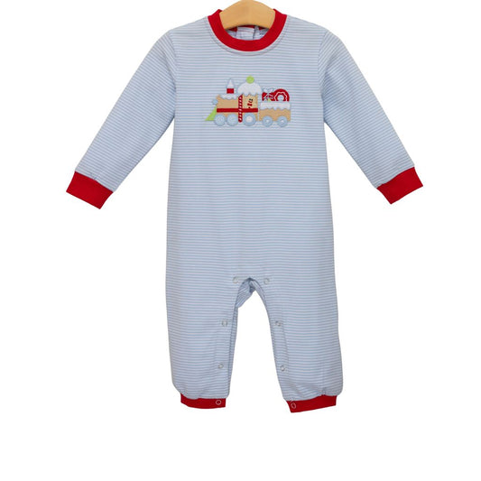 Trotter Street Kids Gingerbread Train Romper