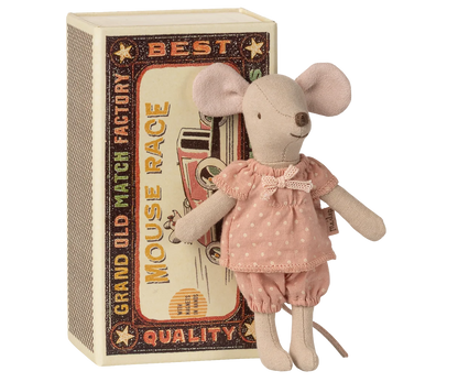 Maileg Big sister mouse in matchbox