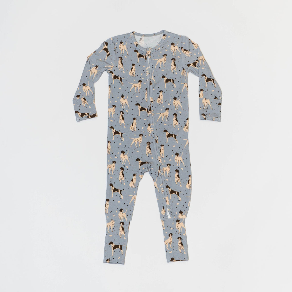 Saltwater Boys BABY ROMPER- BLUE DOGS