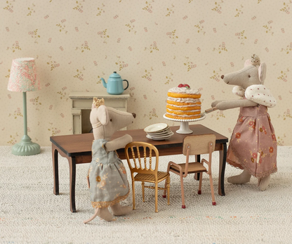 Maileg NEW Queen dress, Mum mouse