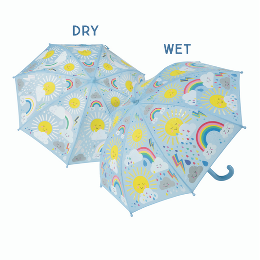 Sun & Clouds Colour Changing Umbrella - Persnickety Shop
