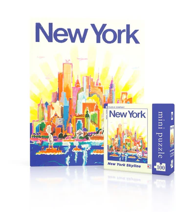 NYC SKYLINE MINI-100 PIECE MINI PUZZLE - Persnickety Shop