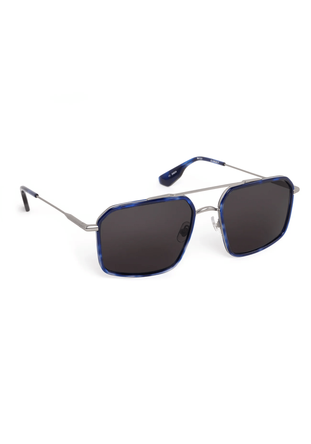 KREWESUMMIT > MATTE RAW STAINLESS STEEL + INDIGO TORTOISE - Persnickety Shop