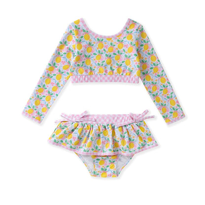 Swoon Pink Gingham and Lemon Bikini - Persnickety Shop