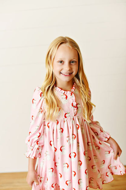 Swoon – Pink Santa Butterknit Playdress Dress - Persnickety Shop