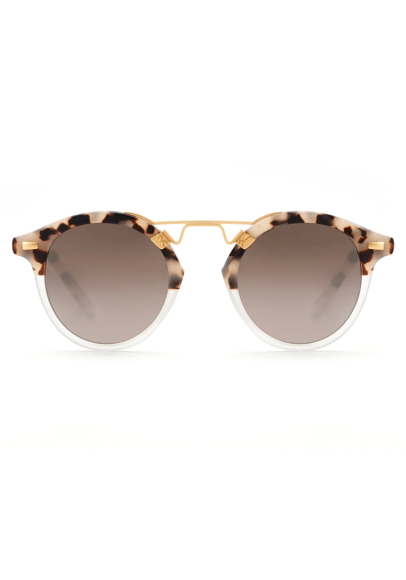 KREWE ST. LOUIS > MATTE OYSTER TO CRYSTAL MIRROR POLARIZED 24K - Persnickety Shop