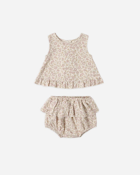 Ruffled Tulip Top + Bloomer Set || Dahlia - Persnickety Shop