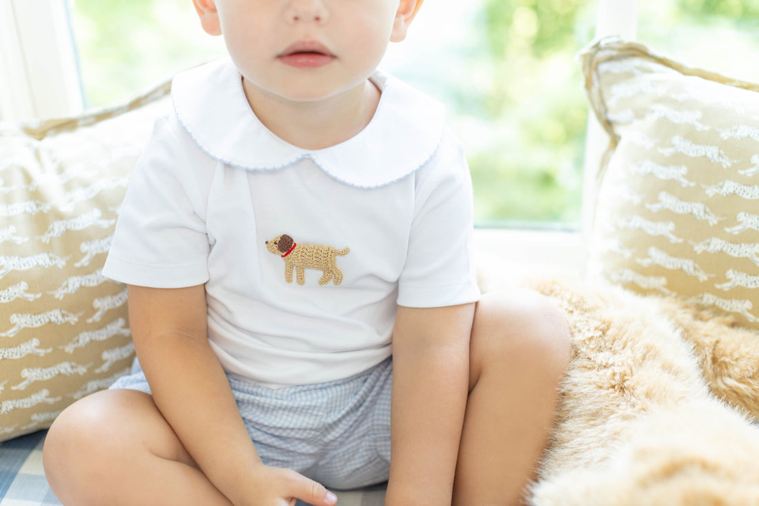 Crochet Peter Pan Shirt - Boy Lab - Persnickety Shop