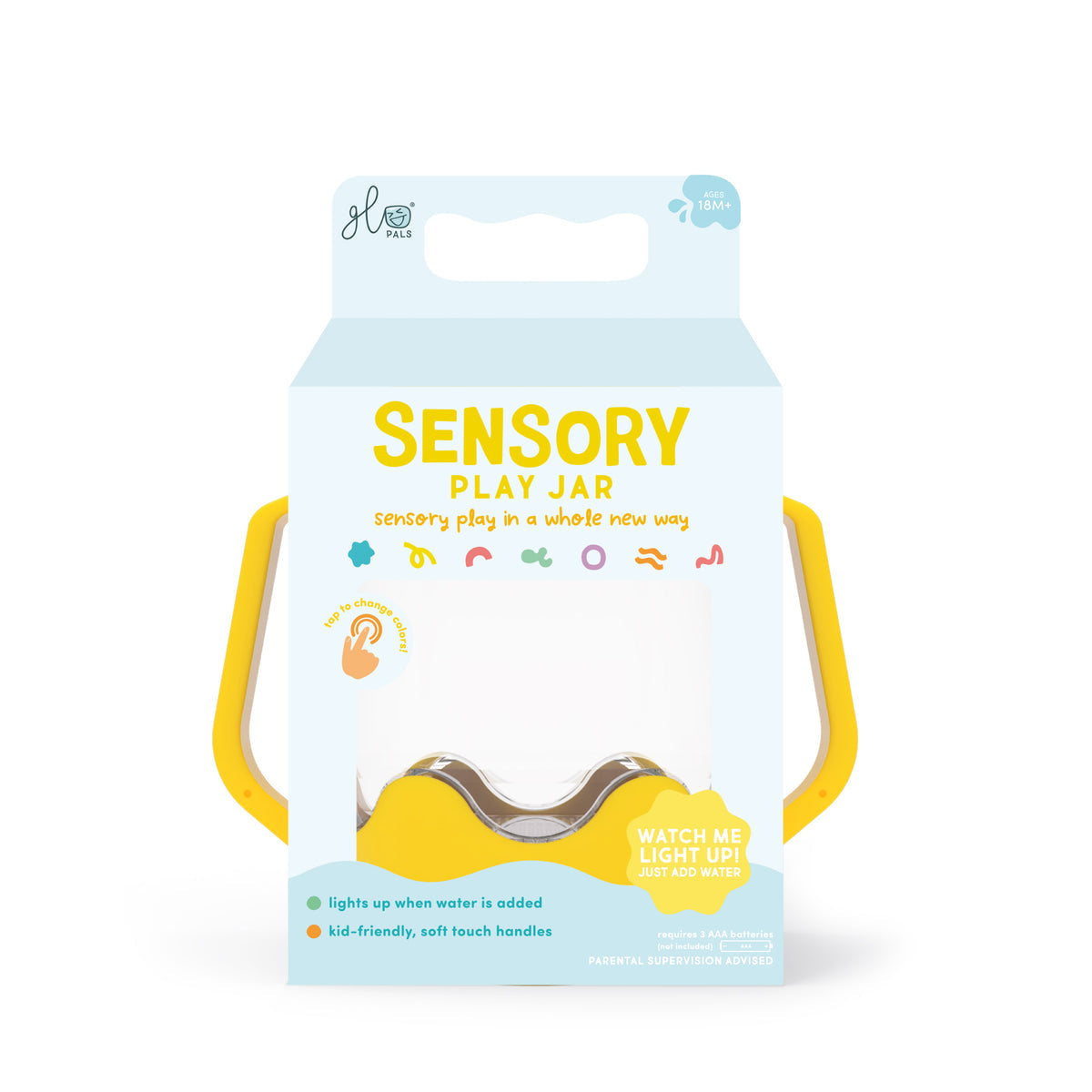 Blue Sensory Play Jar 