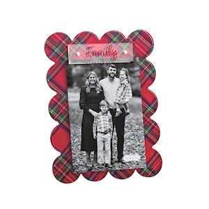 Christmas Scallop Tartan Frame - Persnickety Shop