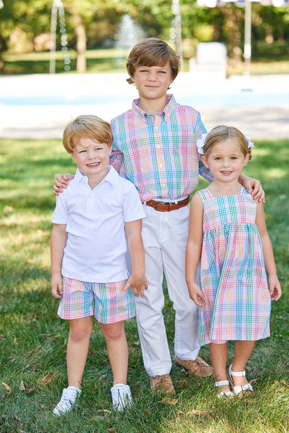 Short Sleeve Polo - White - Persnickety Shop
