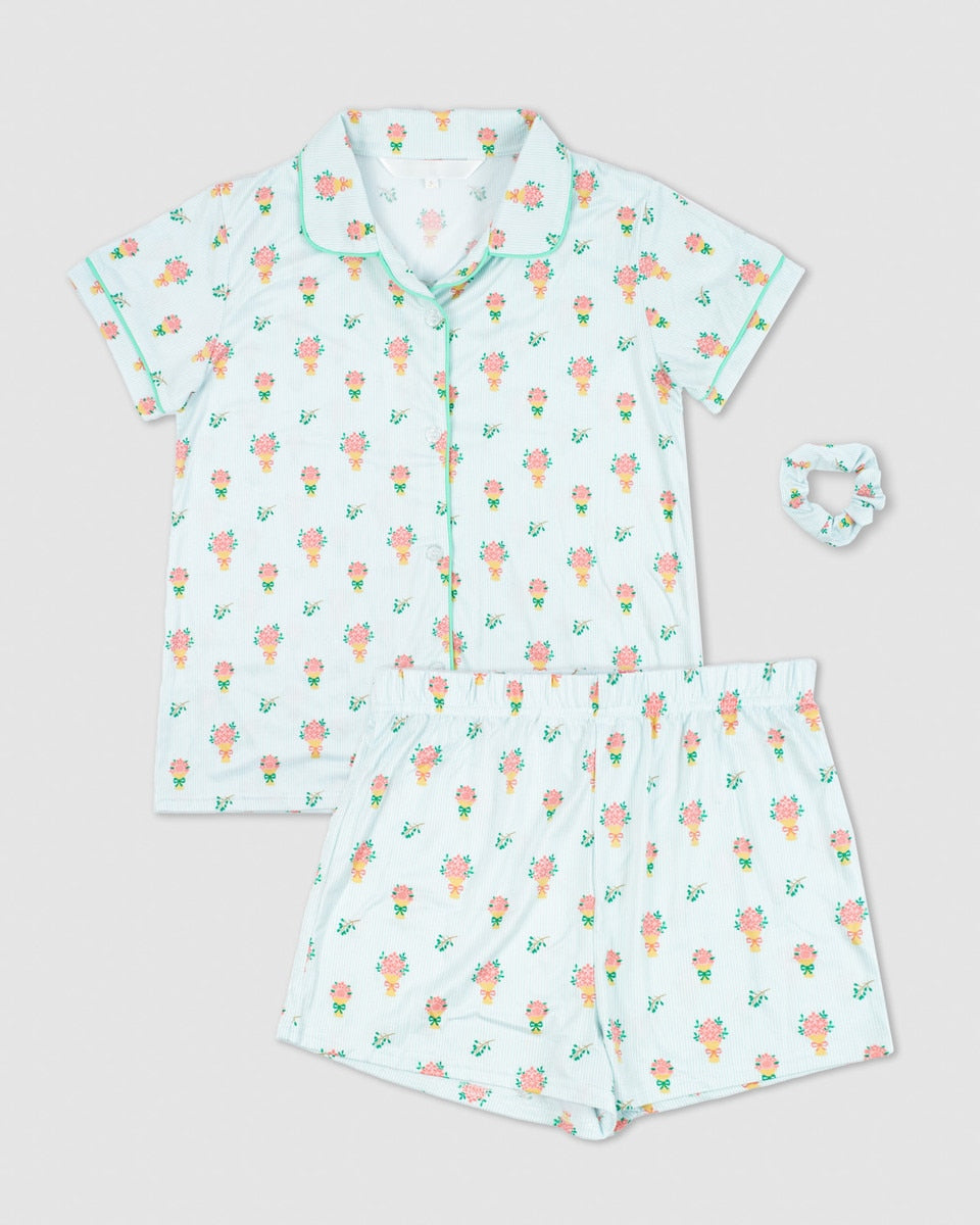 Royal Standard Love Blooms Here Long Sleeve Pajamas - Persnickety Shop