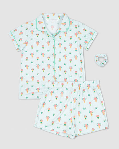 Royal Standard Love Blooms Here Long Sleeve Pajamas - Persnickety Shop