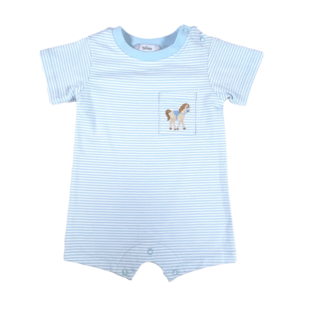 Ishtex HORSE BOYS ROMPER - Persnickety Shop