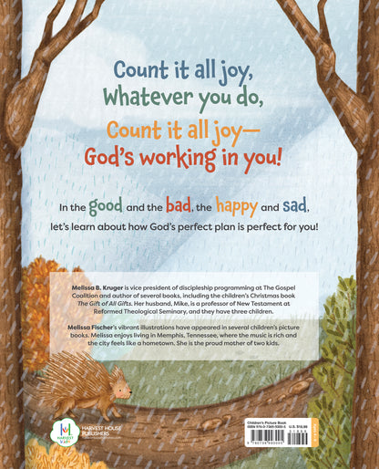 COUNT IT ALL JOY Helping Kids Trust God Through Life’s Hurts By: Melissa Kruger, Melissa Fischer