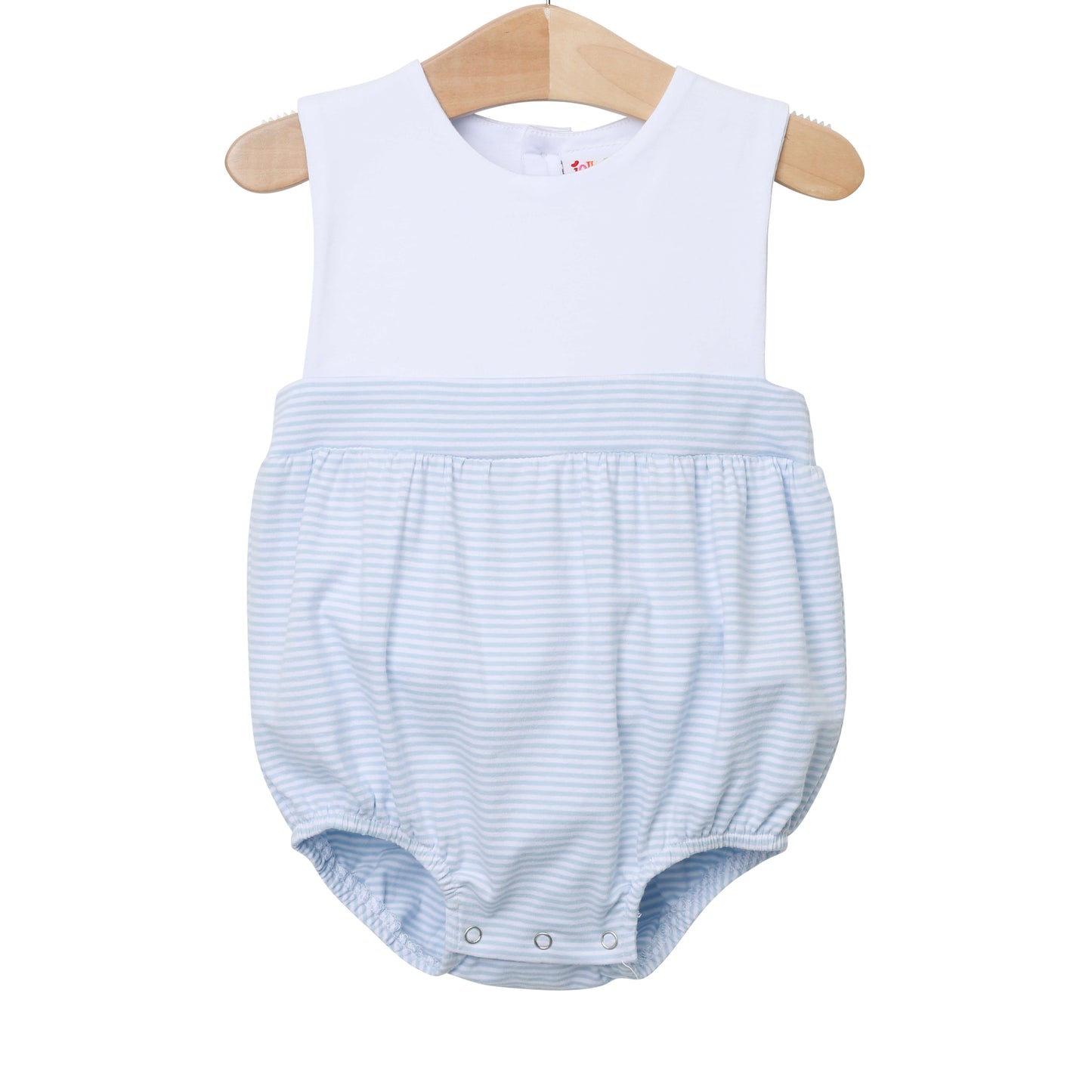 Jellybean Boy Benjamin Bubble- Light Blue Stripe - Persnickety Shop