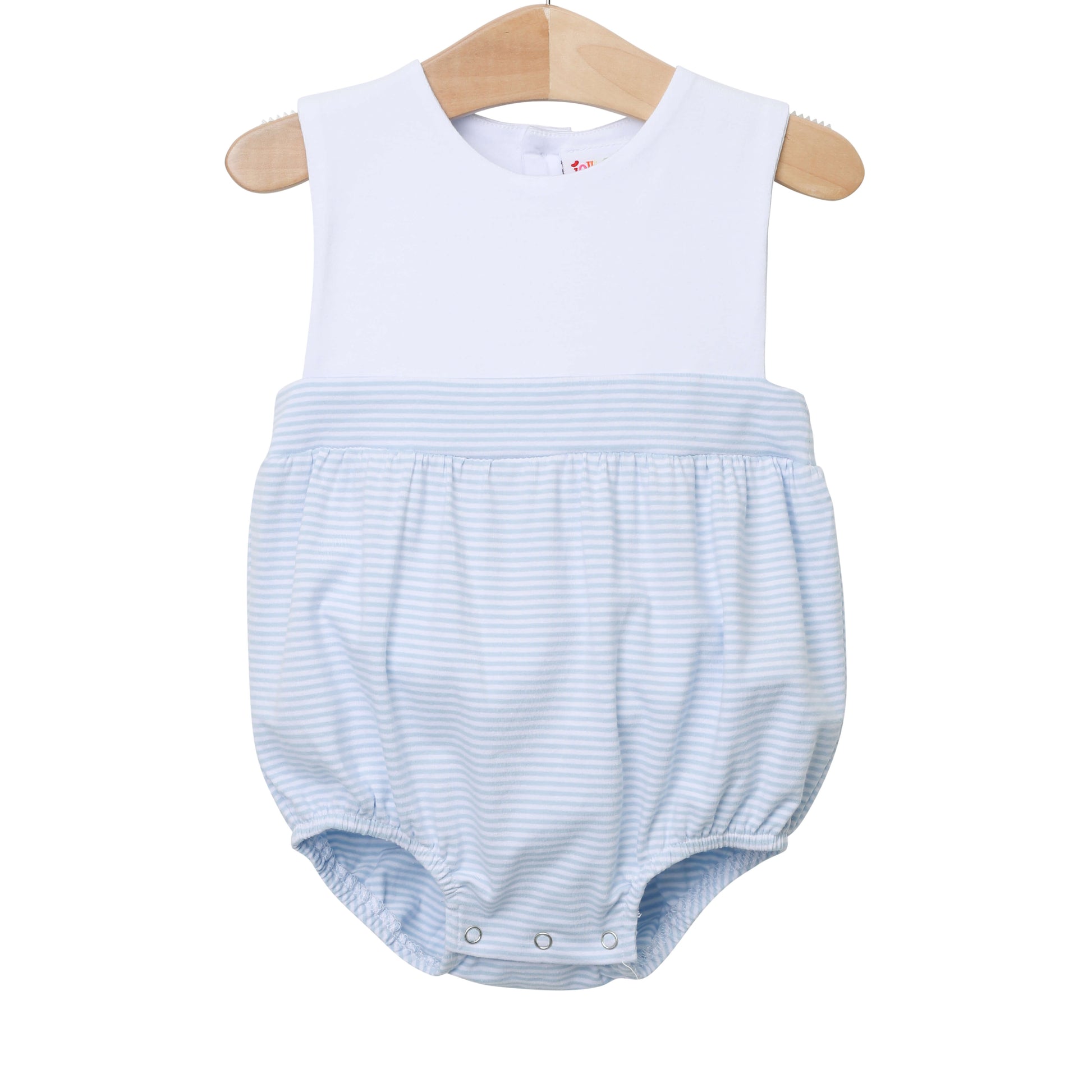 Jellybean Boy Benjamin Bubble- Light Blue Stripe - Persnickety Shop