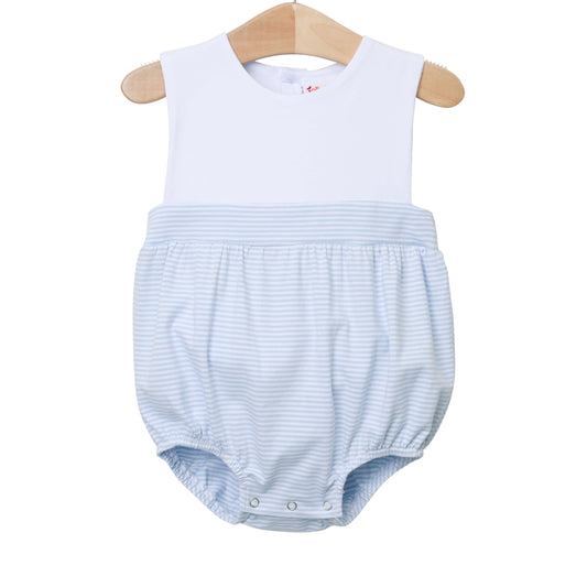 Jellybean Boy Benjamin Bubble- Light Blue Stripe - Persnickety Shop