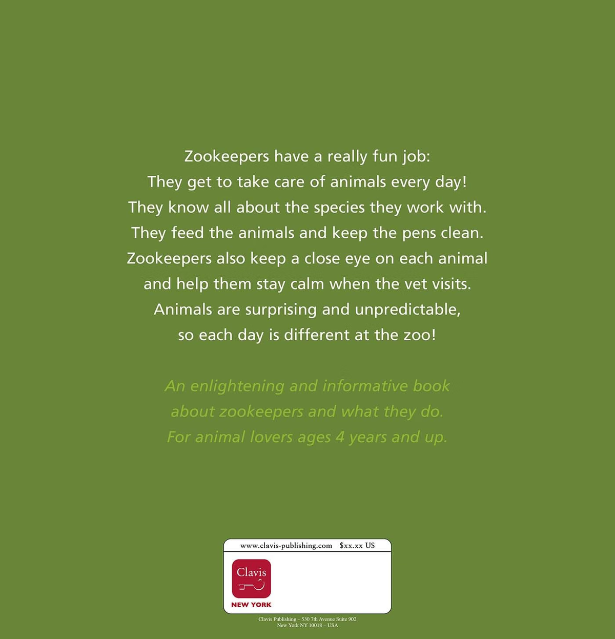 Zookeepers and What They Do