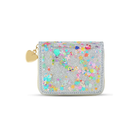 SILVER CONFETTI WALLET - CARRYING KIND