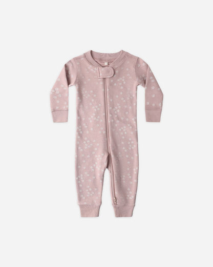 Zip Longsleeve Sleeper || Mauve Daisy - Persnickety Shop