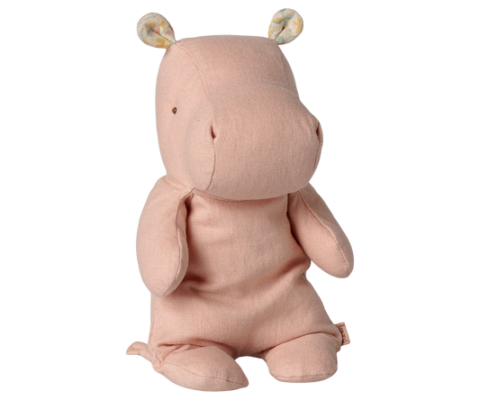 Maileg Safari friends, Hippo, Small - Soft rose