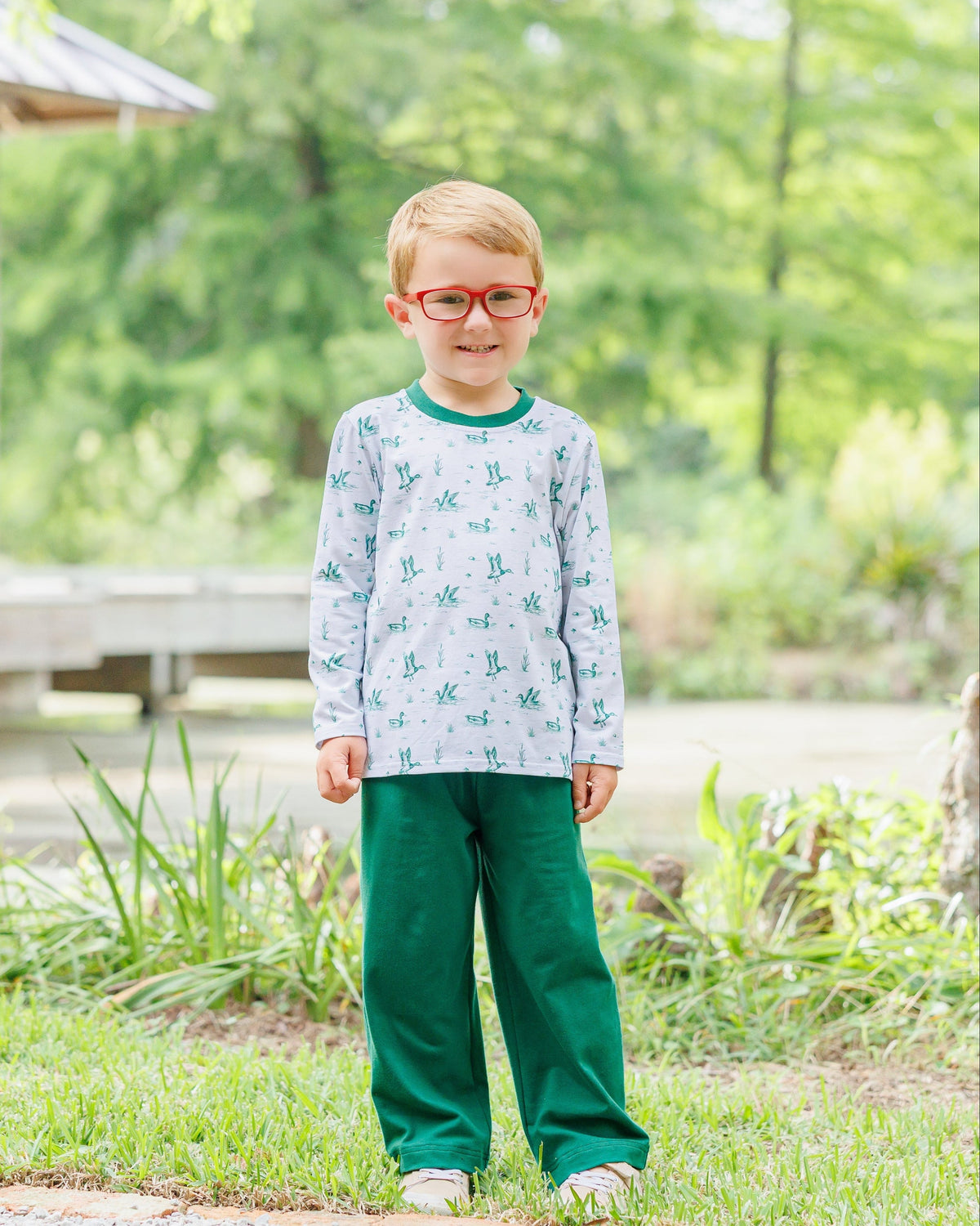 Jellybean by Smock Candy Marsh Mallards Thomas Pants Set