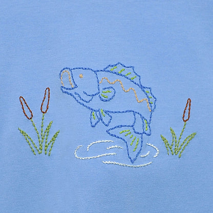 Blue Houston Shirt - Flying Bass