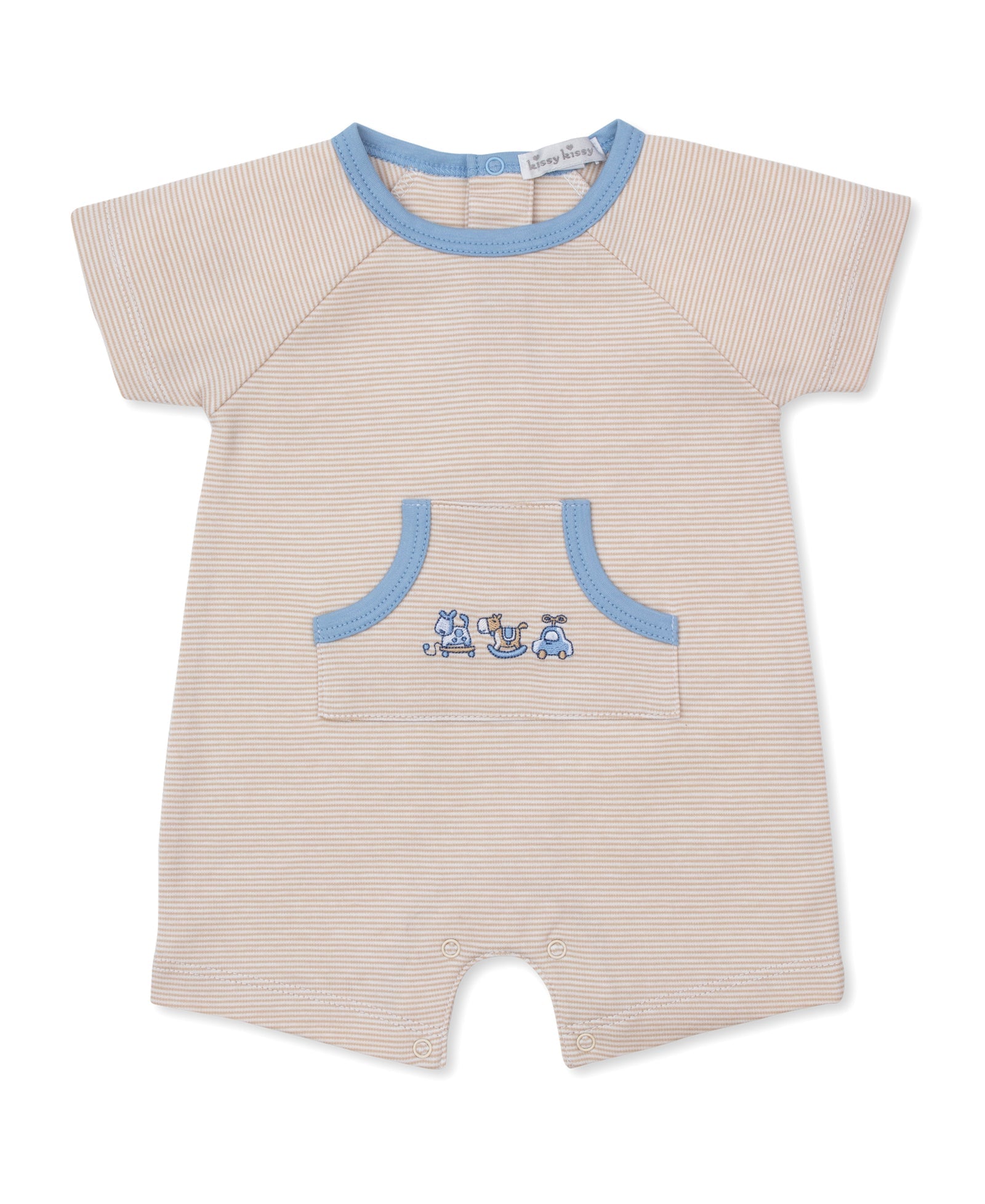 Kissy Kissy Vintage Toy Fun Short Stripe Playsuit - Persnickety Shop