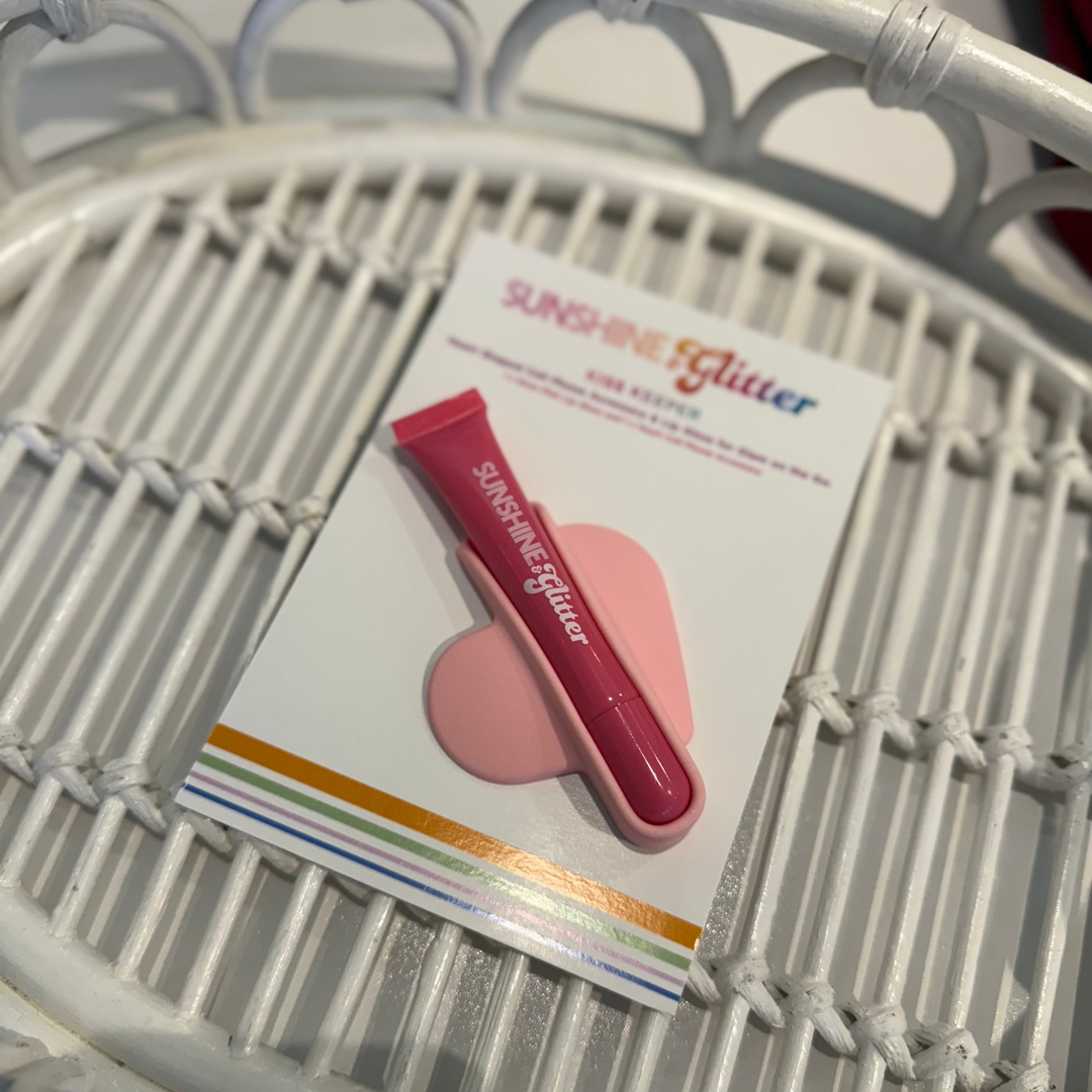 Sunshine & Glitter Kiss Keeper in Rose - Persnickety Shop