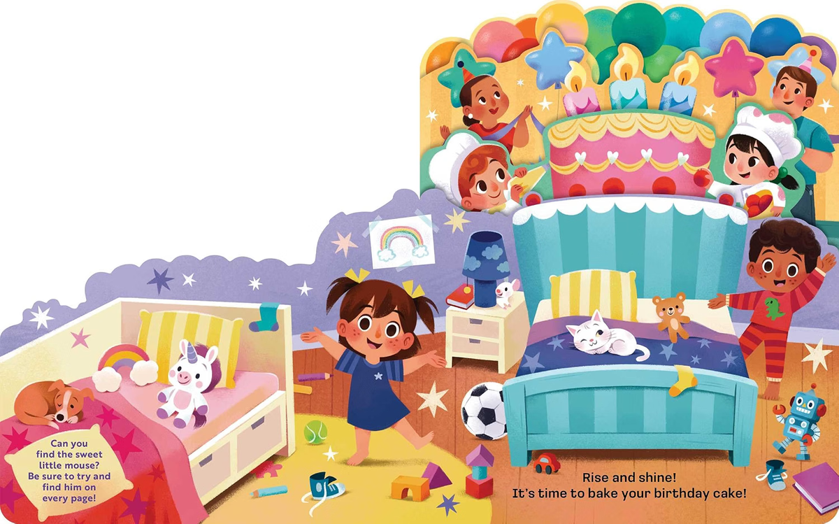 It's Your Birthday: A lush multi-layered die cut reveal celebrating Birthdays
