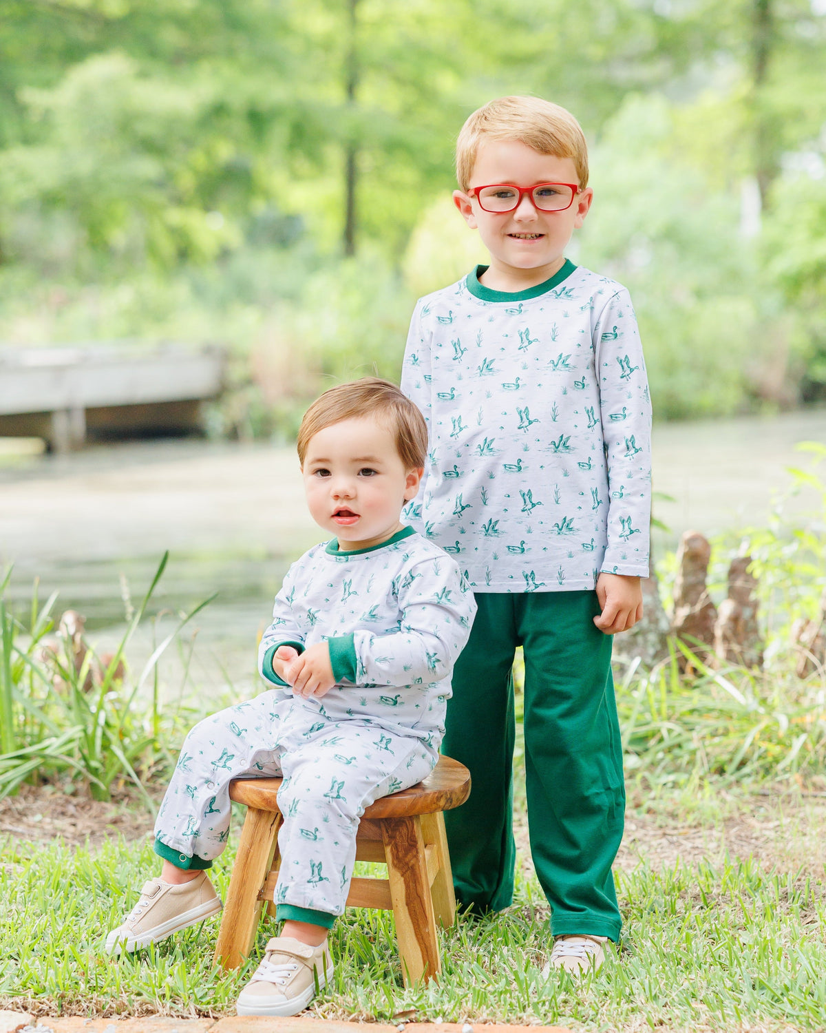 Jellybean by Smock Candy Marsh Mallards Thomas Pants Set