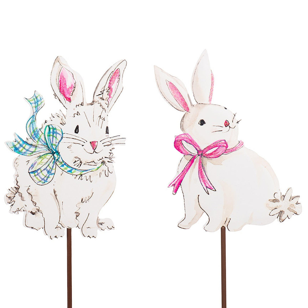 The Round Top Collection Rosanne Beck Gingham Bunnies - Persnickety Shop