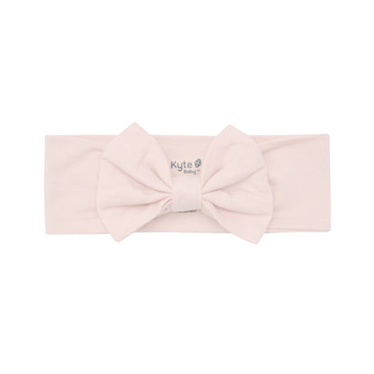 Kyte Bow Headband in Blush - Persnickety Shop