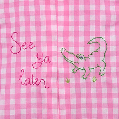 Pink Charlotte Dress- See Ya Later Alligator - Persnickety Shop