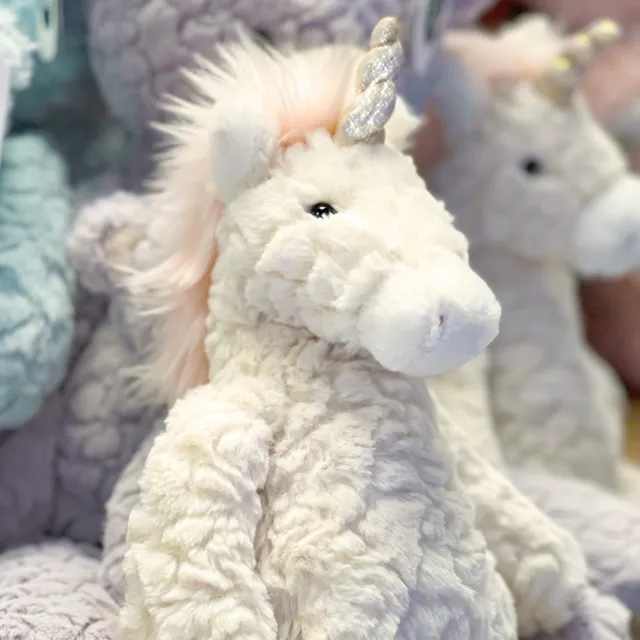 Cream Putty Unicorn -13" Plush Toy - Persnickety Shop