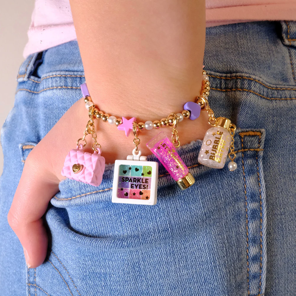 CHARM IT® Gold Pink Purse Charm