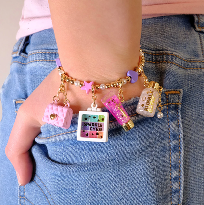 CHARM IT® Gold Pink Purse Charm