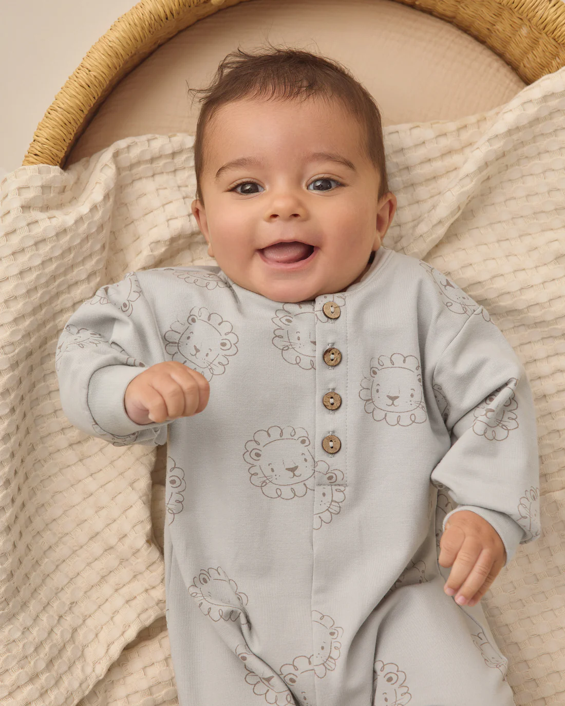 Quincy Mae RELAXED JUMPSUIT LIONS - Persnickety Shop