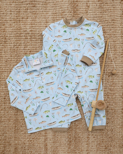 Jellybean by smock candy Hook and Tackle Thomas Romper