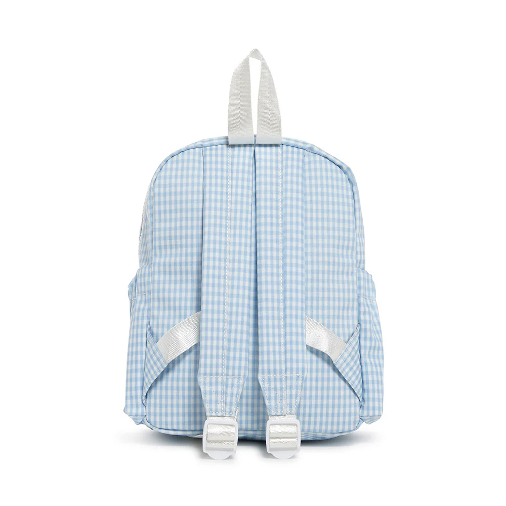 MINI BACKER - GINGHAM MIST BACKPACK - Persnickety Shop