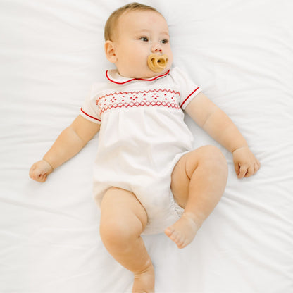 Magnolia Baby Henry Smocked Short Sleeve Bubble