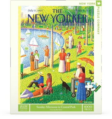 SUNDAY AFTERNOON IN CENTRAL PARK-1000 PIECE JIGSAW PUZZLE - Persnickety Shop