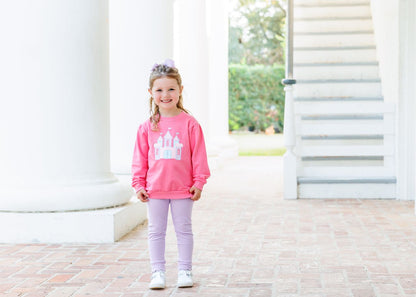 Trotter Street Kids French Terry Pullover- Castle