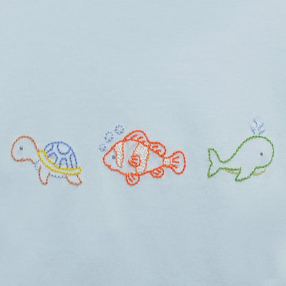 Blue Houston Shirt- Ocean Charm - Persnickety Shop
