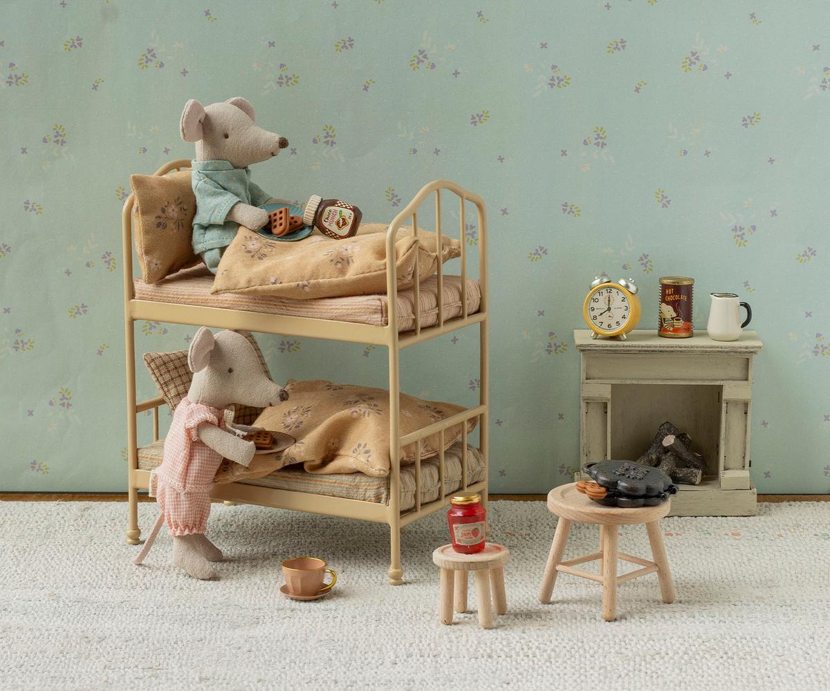 Maileg NEW Little brother mouse in matchbox BLUE POLKA DOT