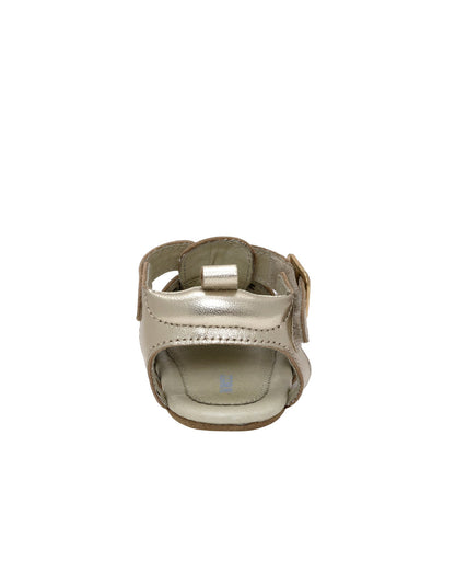 Robeez- Fleur First Kicks Sandals Gold - Persnickety Shop